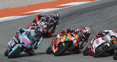 Alvaro Carpe bei seinem Überholmanöver gegen Maximo Quiles