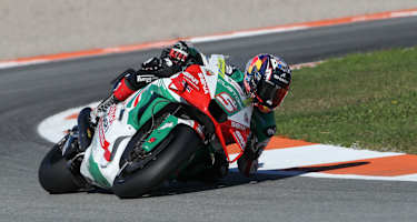 Johann Zarco beim Test in Valencia