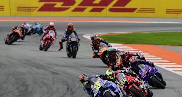 Das MotoGP-Fahrerfeld beim Saisonfinale in Valencia