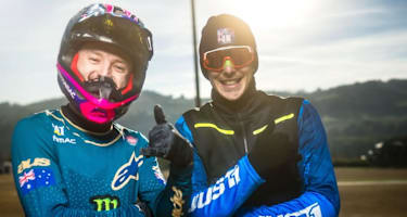 Jack Miller mit Teamkollege Lorenzo Baldassarri