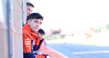 Moto3-Weltmeister Jose Antonio Rueda als Zaungast beim Valencia-GP