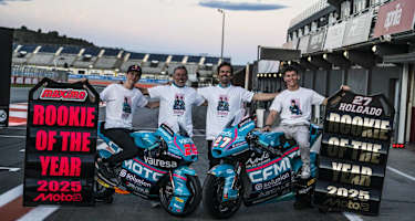 Maximo Quiles, Jorge Martinez, Nicolas Terol und Daniel Holgado