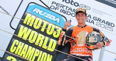 Jose Antonio Rueda sicherte sich 2025 überlegen den Moto3-WM-Titel