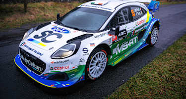 Der M-Sport Puma präsentiert sich in neuer Lackierung für die Rallye-WM