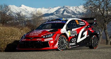 Toyota-Pilot Oliver Solberg führt die Rallye Monte Carlo an 