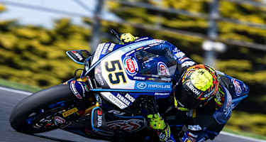 Yamaha-Star Andrea Locatelli fuhr beim Phillip-Island-Test hinterher