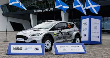 Die neue Rallye Schottland: Präsentiert symbolisch mit einem M-Sport Ford