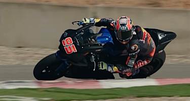 Training mit viel Leistung: Veijer auf der Superbike-Yamaha