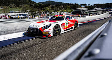 Tom Kalender ließ den Mercedes-AMG GT3 fliegen