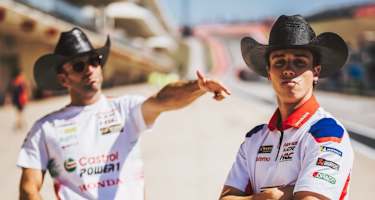 MotoGP-Veteran Johann Zarco mit Rookie Diogo Moreira