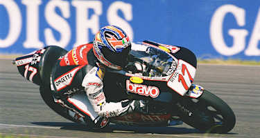 Steve Jenkner auf dem Weg zum GP-Sieg in Assen