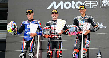 Das Moto2-Podest beim Ungarn-GP