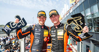 Tim Zimmermann und Leyton Fourie sind Halbzeitmeister im ADAC GT Masters