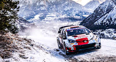 Ogier/Ingrassia bei der Rallye Monte Carlo 2022