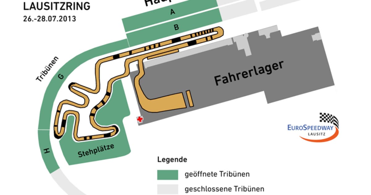 Lausitzring-GP: Strecke in der Steilwandkurve - Motocross-WM ...