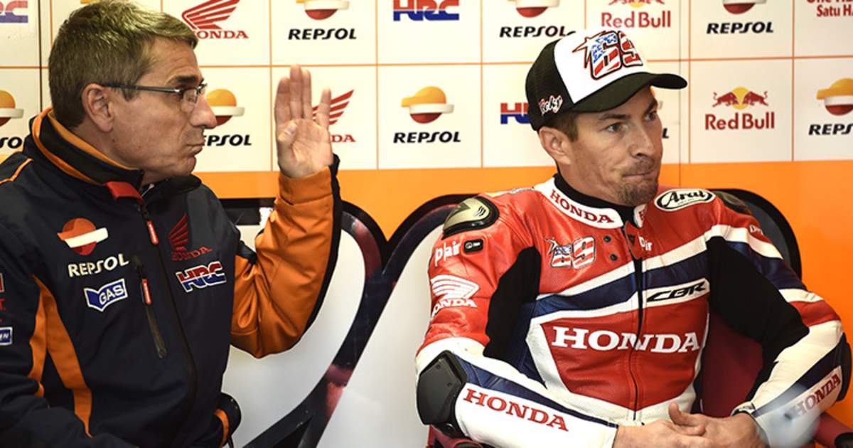 Nicky Hayden (7.): «Nur hinten auf einem Slick» - MotoGP - SPEEDWEEK.com