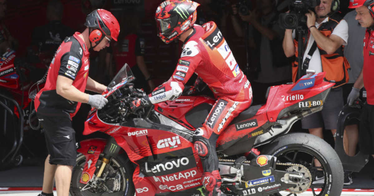 Ducati verzichtete auf Risiko – doch Bagnaia taumelt - MotoGP ...