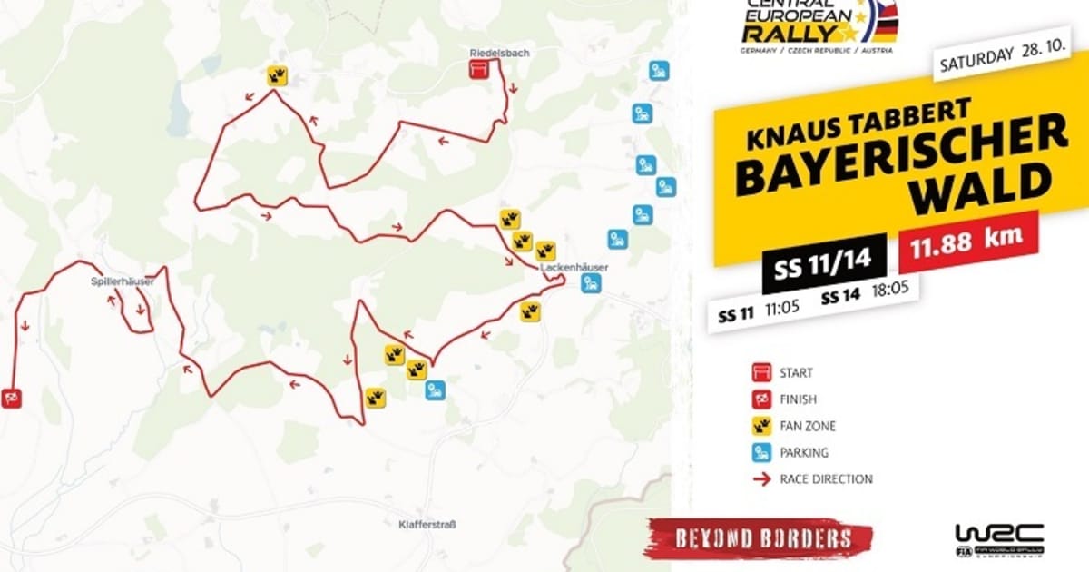 Online: Karten der Zentral Europa Rallye online - WRC - SPEEDWEEK.com