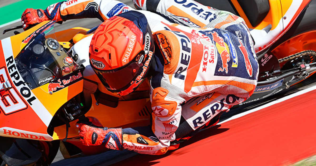 Marc Márquez (Honda/13.): «Alu-Schwinge ist besser» - MotoGP ...