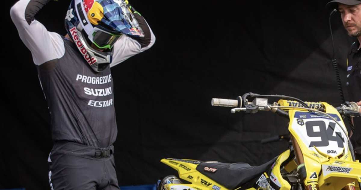 Ken Roczen (Suzuki): In Texas ohne E-Starter am Gate - SuperMotocross ...