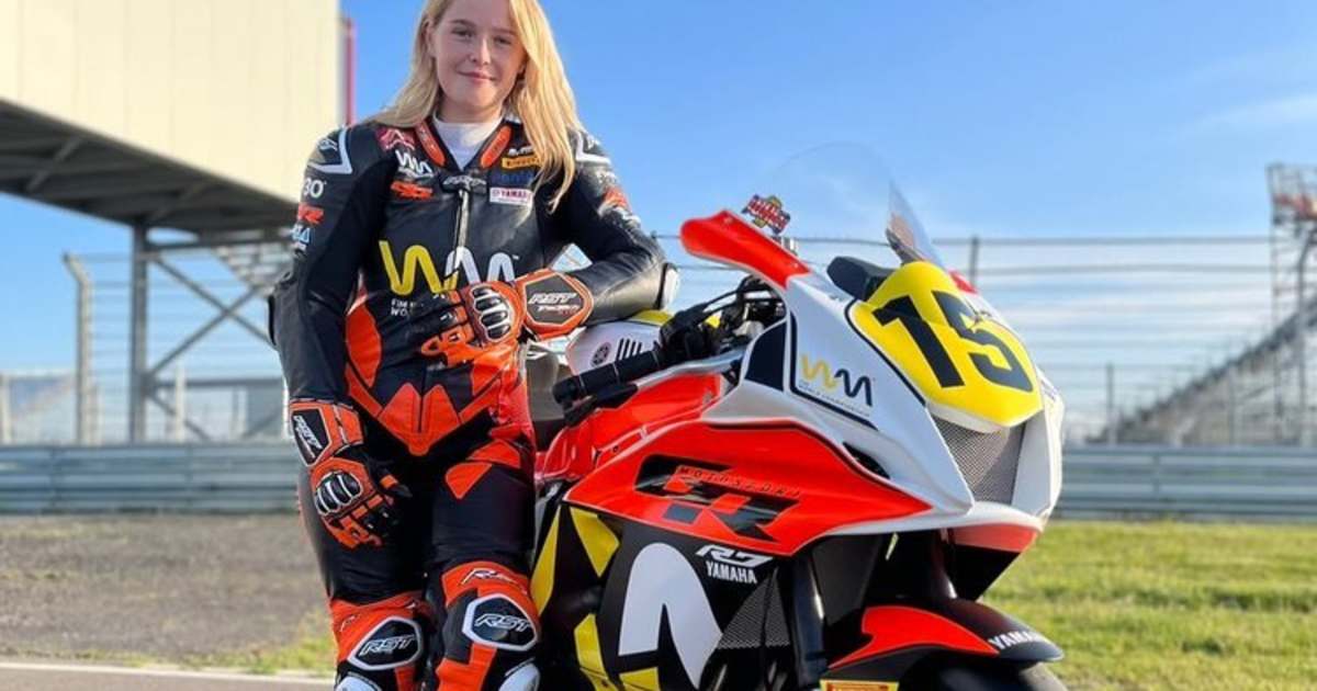 Rookie Chloe Jones (21) arbeitet für den Durchbruch - Motorrad-Frauen ...