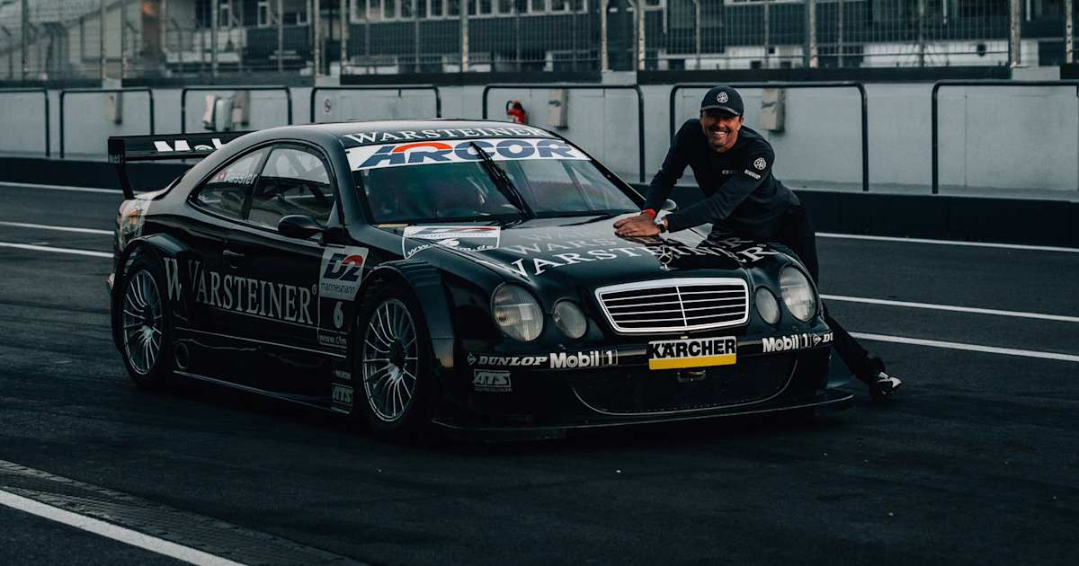 Marcel-F-ssler-testet-seinen-2000er-DTM-Mercedes-in-Hockenheim