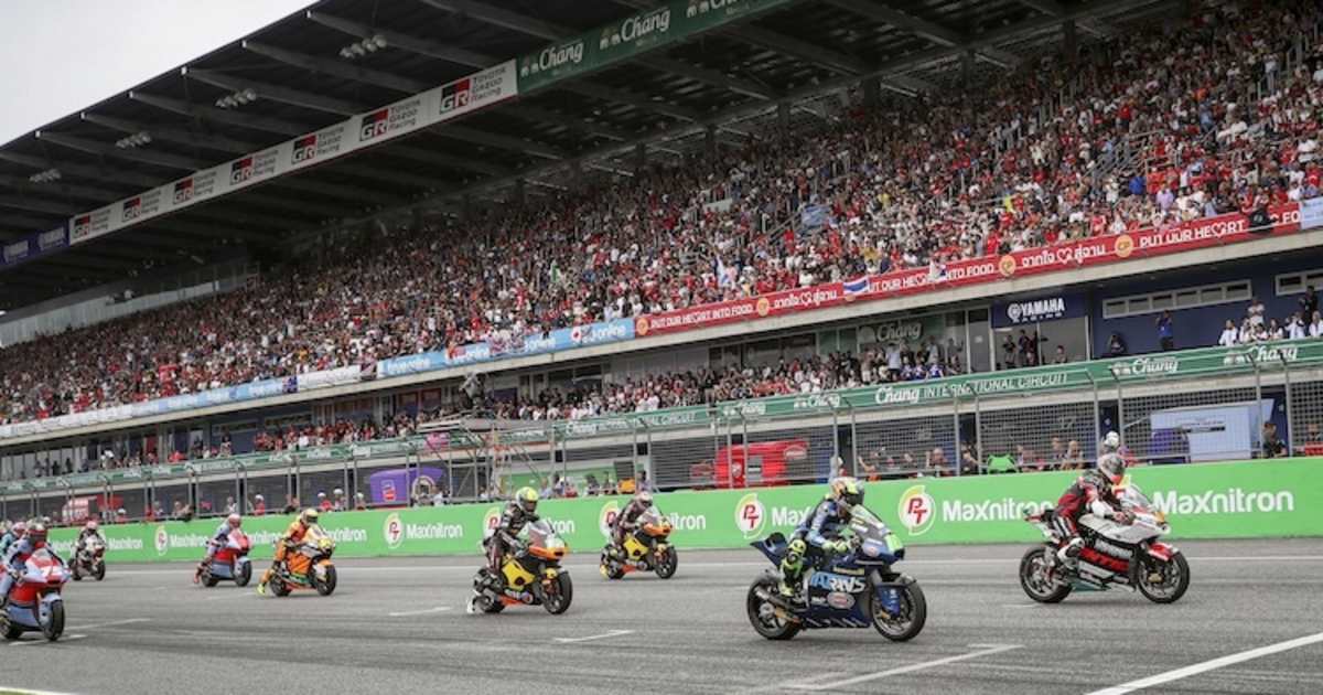 Moto 2 Startaufstellung