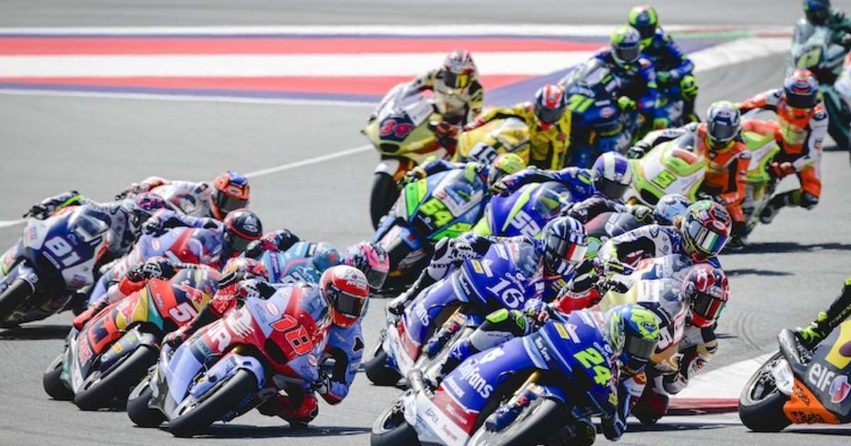 Moto 2 Startaufstellung