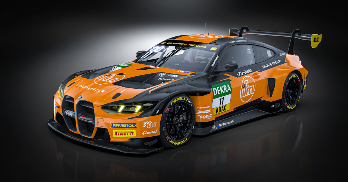 Vizemeister Fourie und Zimmermann erneut mit BMW M4 GT3 im ADAC GT ...