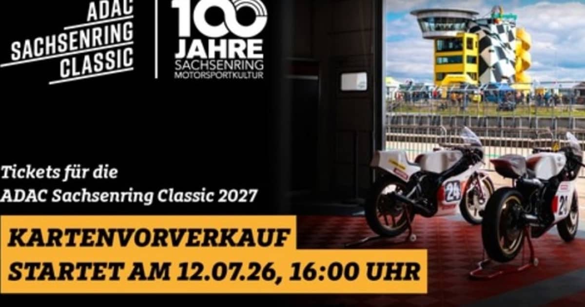 ADAC-Sachsenring-Classic-5-Euro-Vorverkaufs-Rabatt-w-hrend-24-Stunden