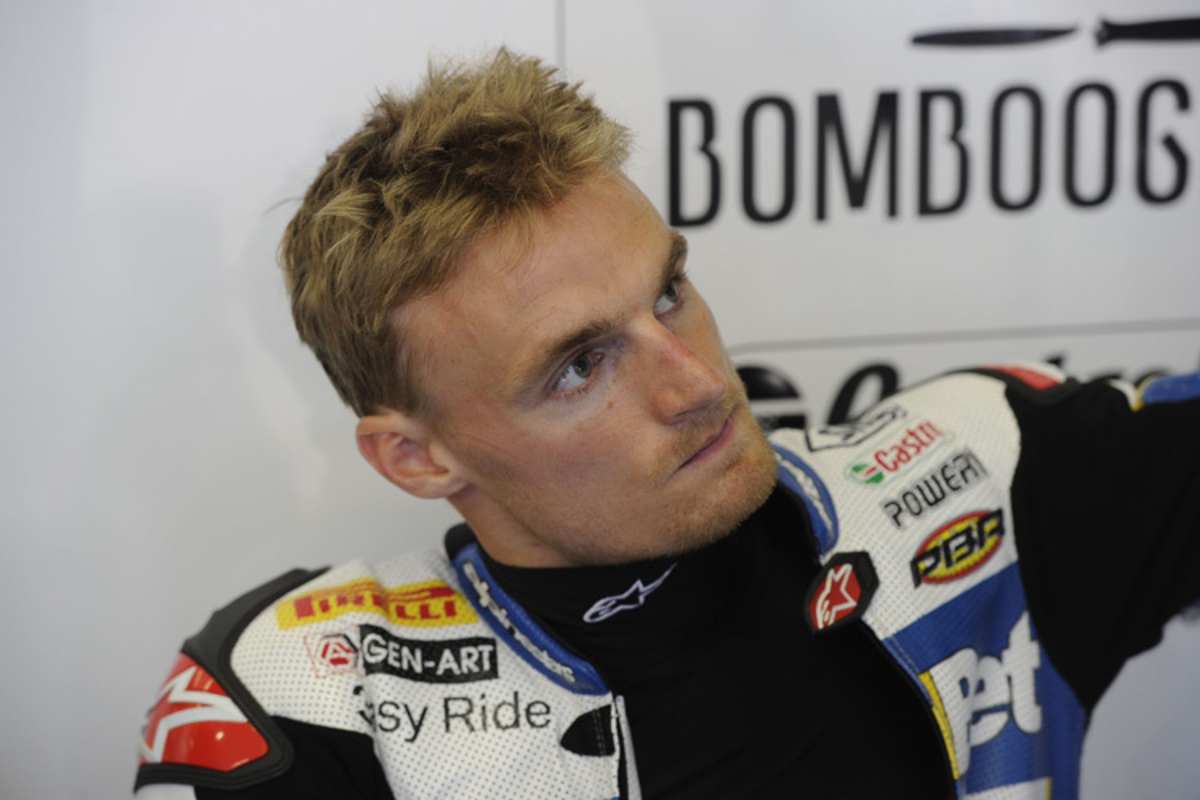 Chaz Davies lag lange weit vor Marco Melandri