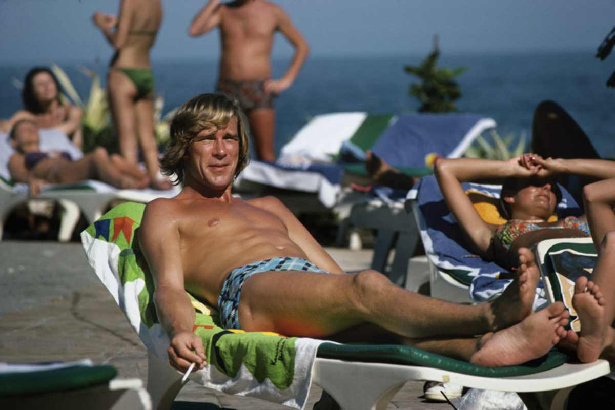 Sonnenbad in Rio: James Hunt genoss die schönen Seiten des Lebens