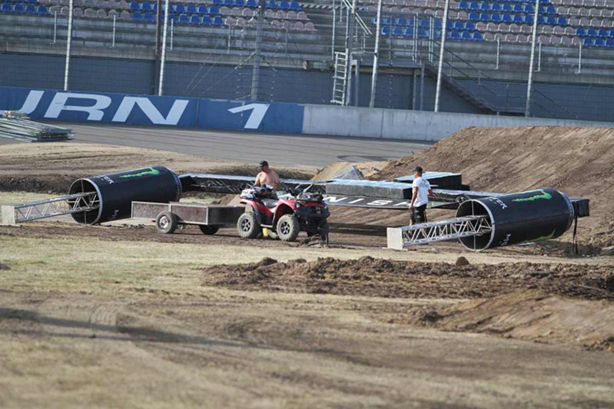 Die Arbeiten sind in vollem Gang