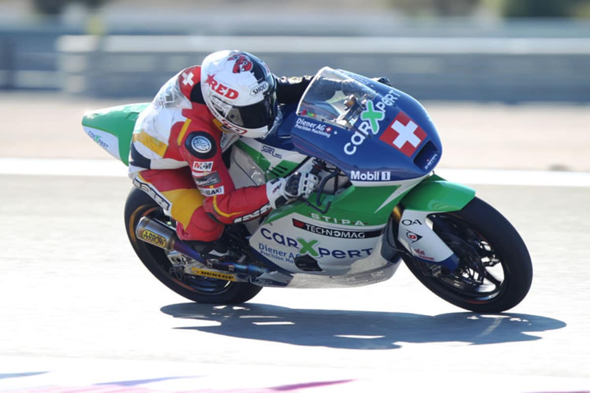 Robin Mulhauser beim Test in Le Castellet