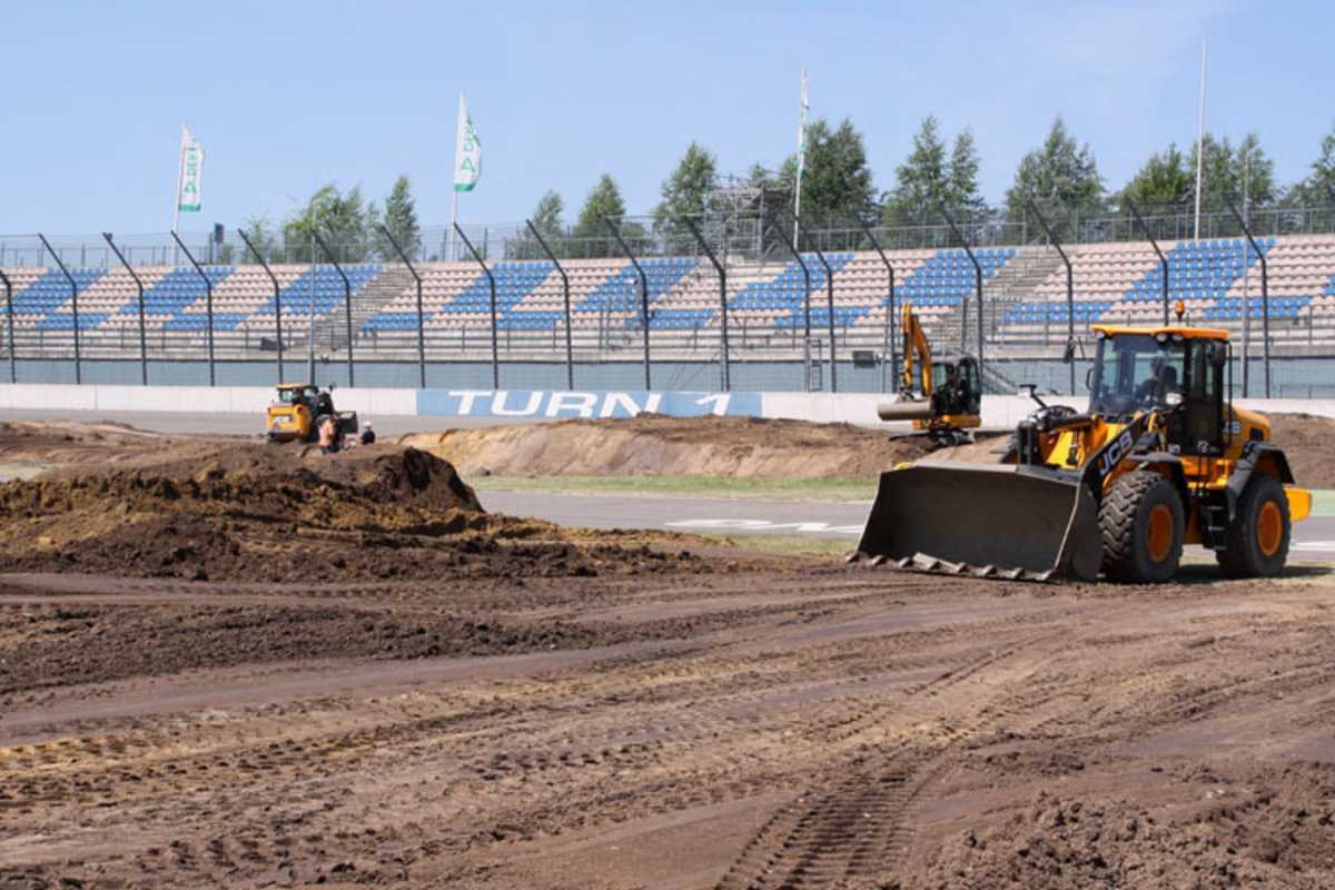 Circus Maximus: Die Tribünen in Turn 1 werden für Stadionatmosphäre sorgen