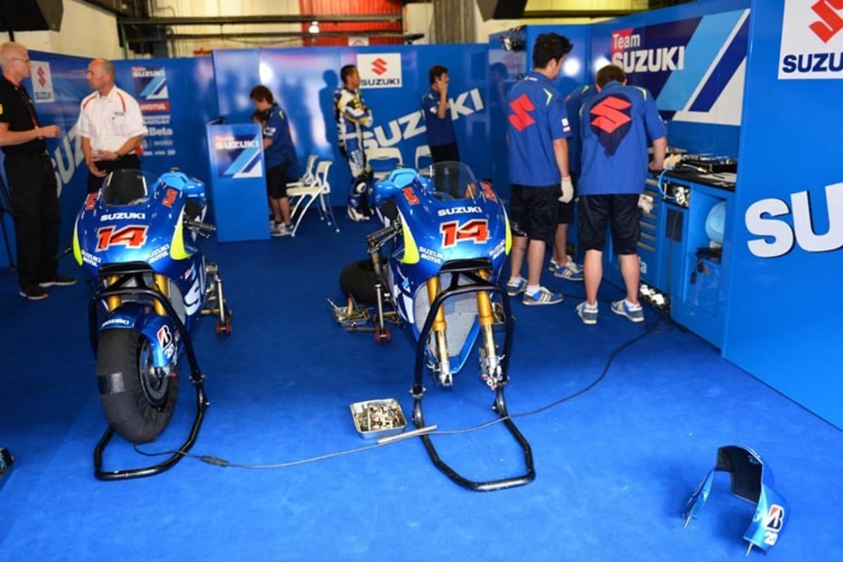 Suzuki brachte zwei Prototypen nach Barcelona