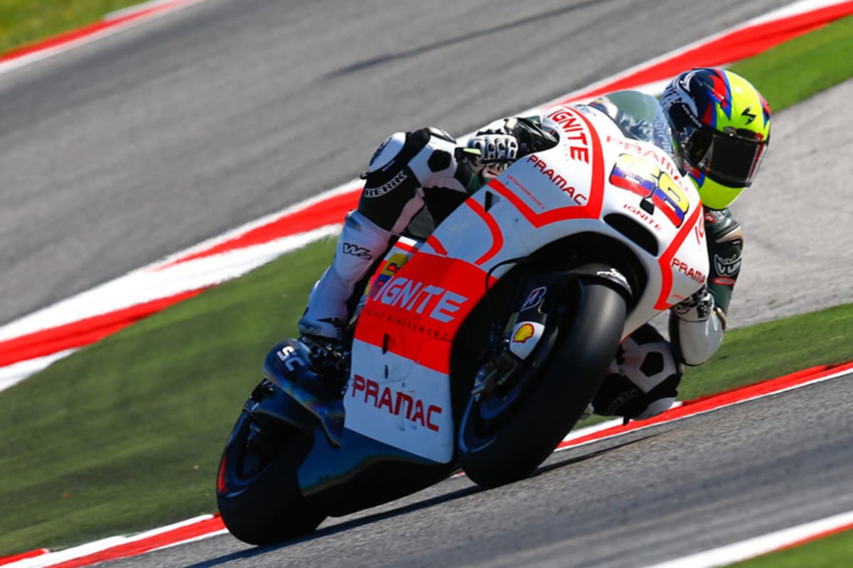 Yonny Hernández: Der bisherige Claiming-Rule-Fahrer steuerte erstmals die Pramac-Ducati von Ben Spies