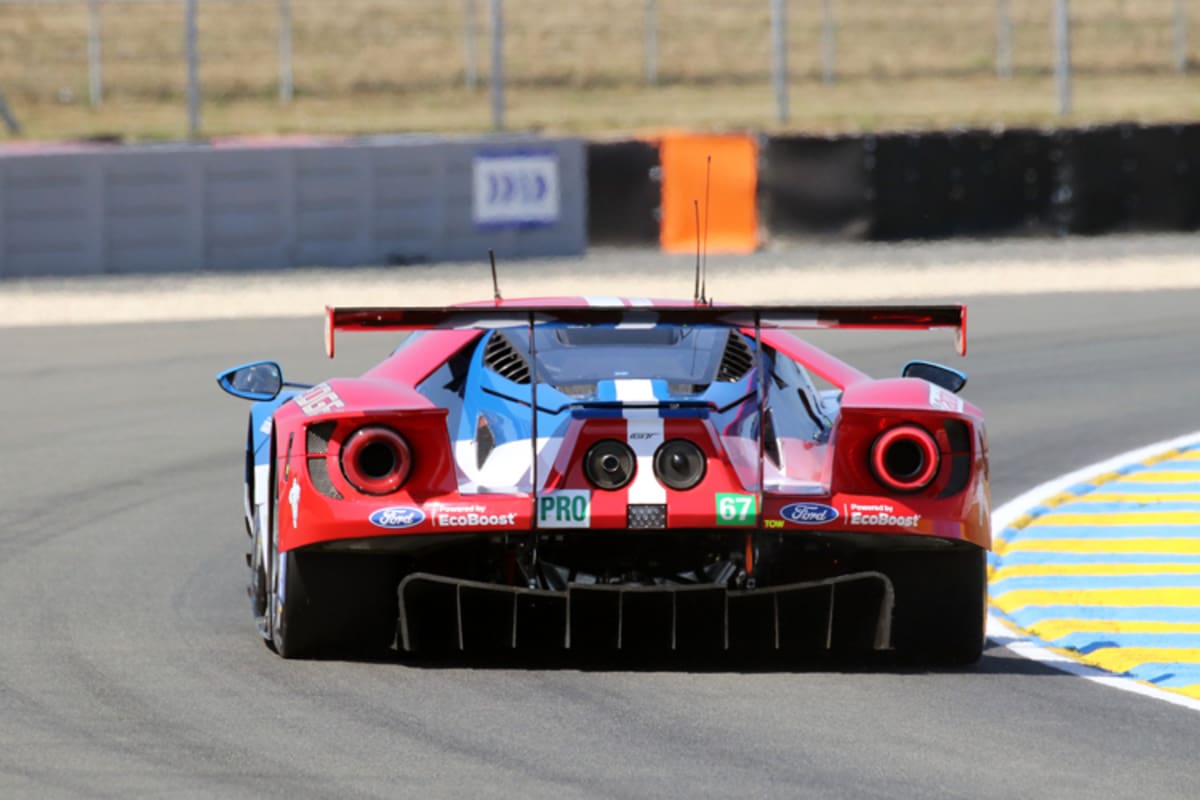 Schlankes Heck beim Ford GT