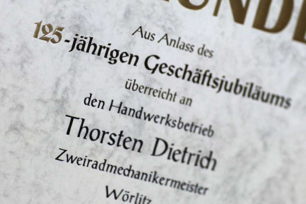 Die KFZ-Werkstatt am Rande des Wörlitzer Parks besteht seit mehr als 125 Jahren