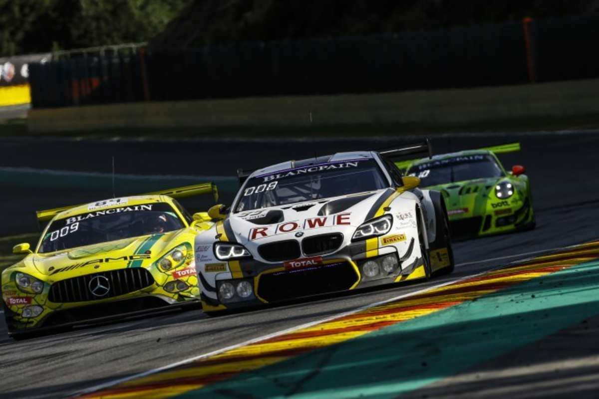 Der BMW M6 GT3 von ROWE belegte mit Alexander Sims, Jens Klingmann und Nicky Catsburg Rang zwei