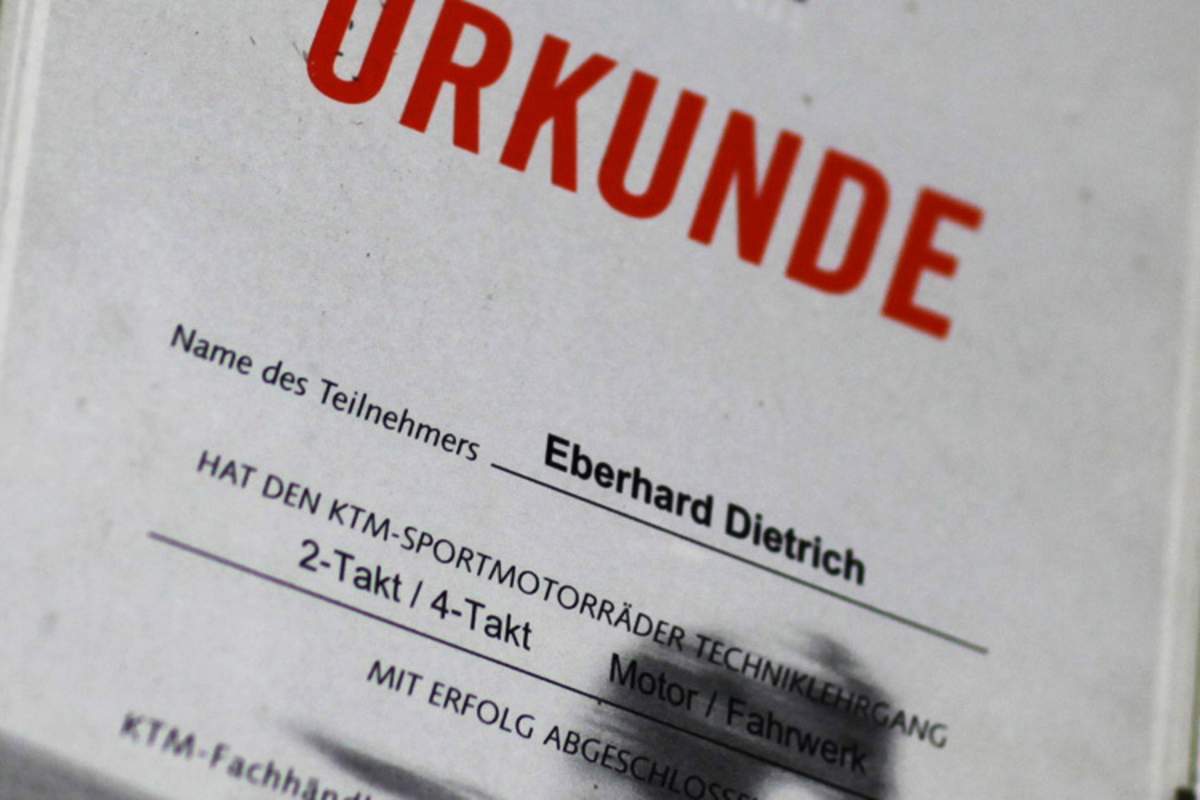 Eberhard Dietrich war auch im Berufsleben erfolgreich