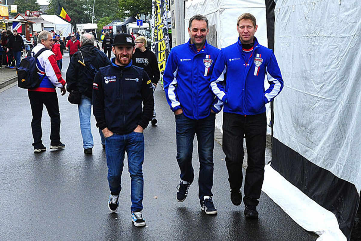 Lee Johnston, Michael Rutter und Gary Johnson (v.l.)