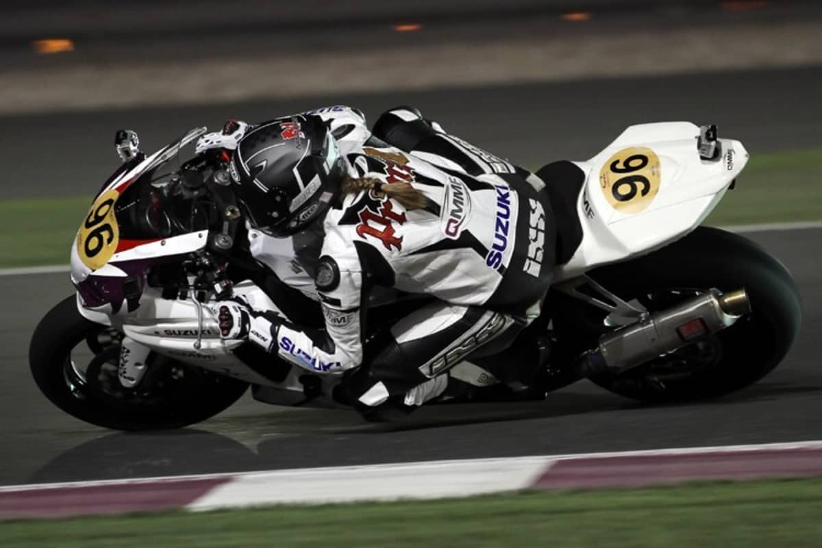 Nina Prinz auf den Losail International Circuit in Doha