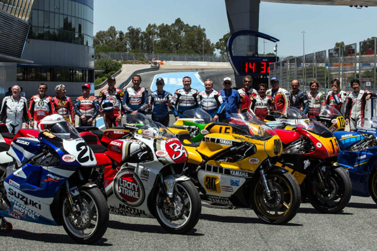 Die World GP Bike Legends 2015 zum ersten Event in Jerez