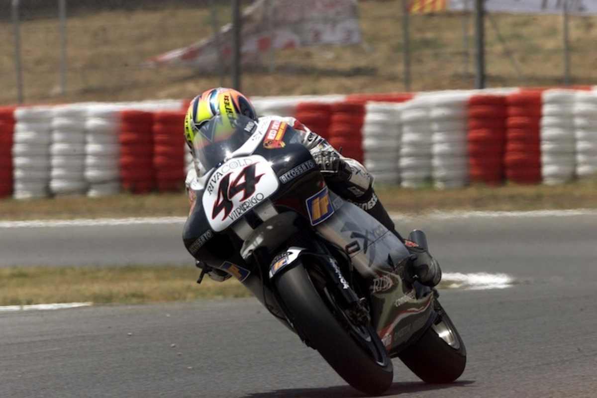 Seine schönste Saison: 2001 mit einer 250er Aprilia