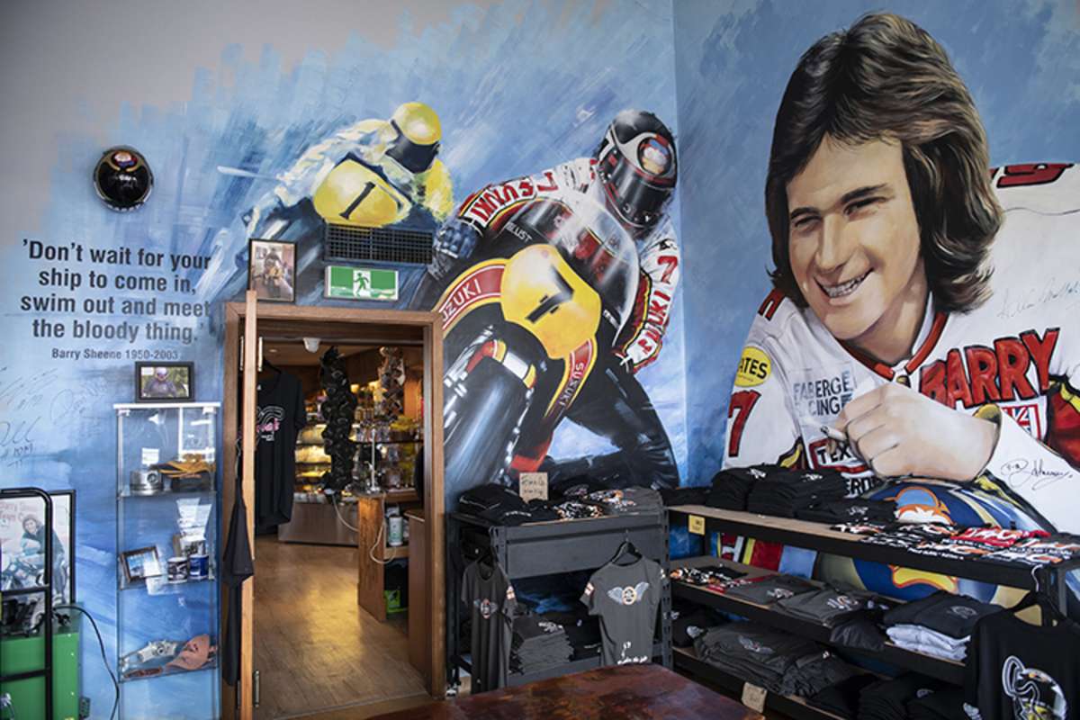 Racing-Rockstar Barry Sheene wird ein ganzes Zimmer gewidmet