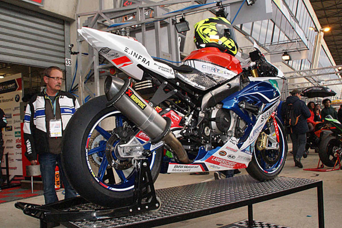 Abgesehen vom Sturz lief die BMW S1000RR klaglos