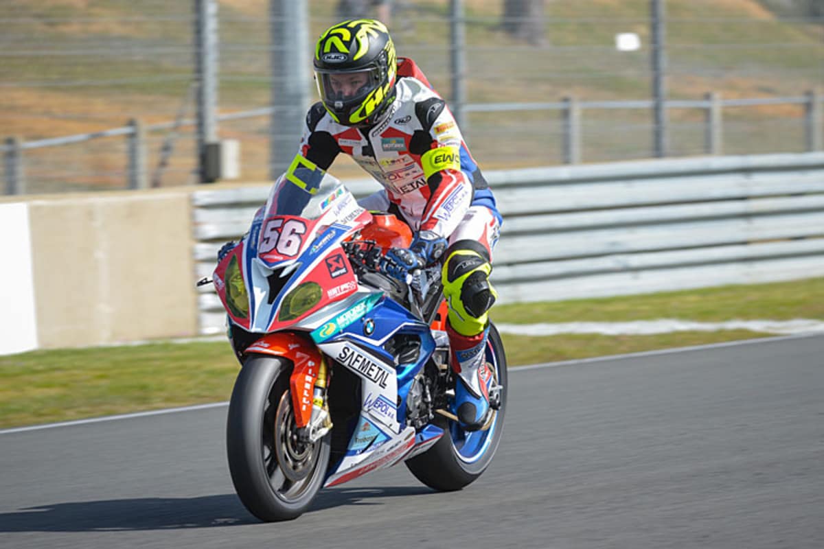 Sascha Hommel bei seinem ersten Rennen nach vier Jahren Pause