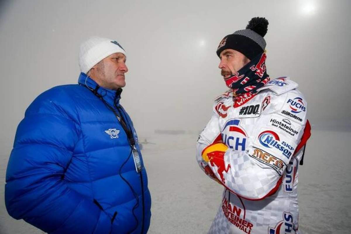 Armando Catagna und Franz Zorn im dichten Nebel