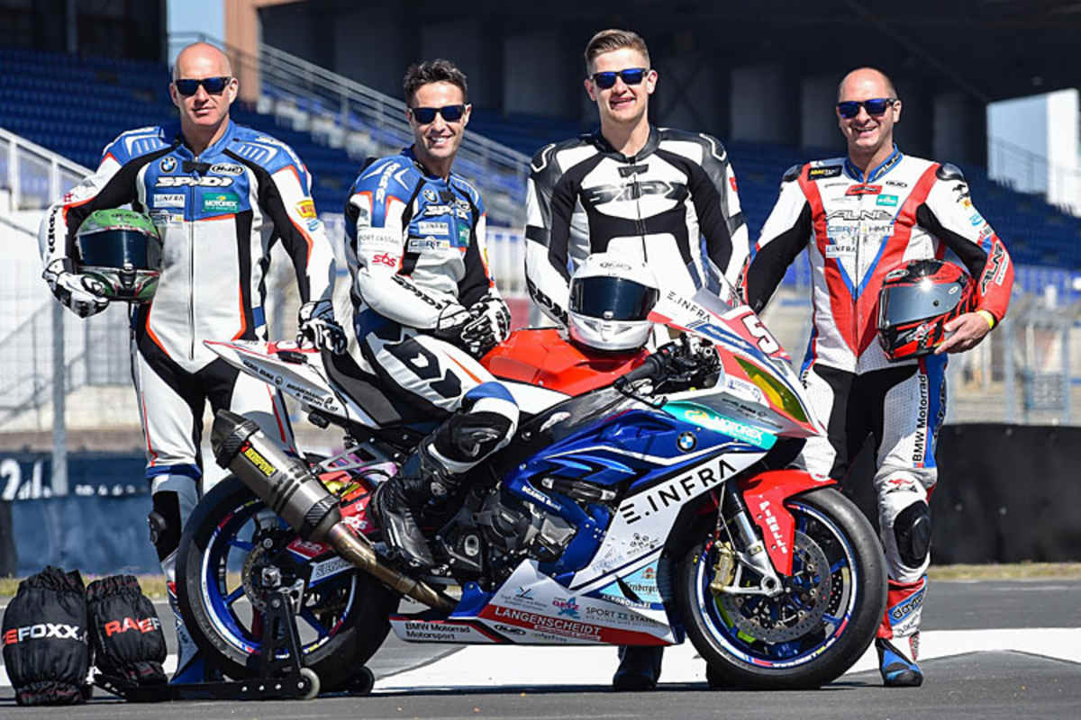 Rico Löwe, Pedro Vallcaneras, Christof Höfer, Didier Grams (vlnr.)